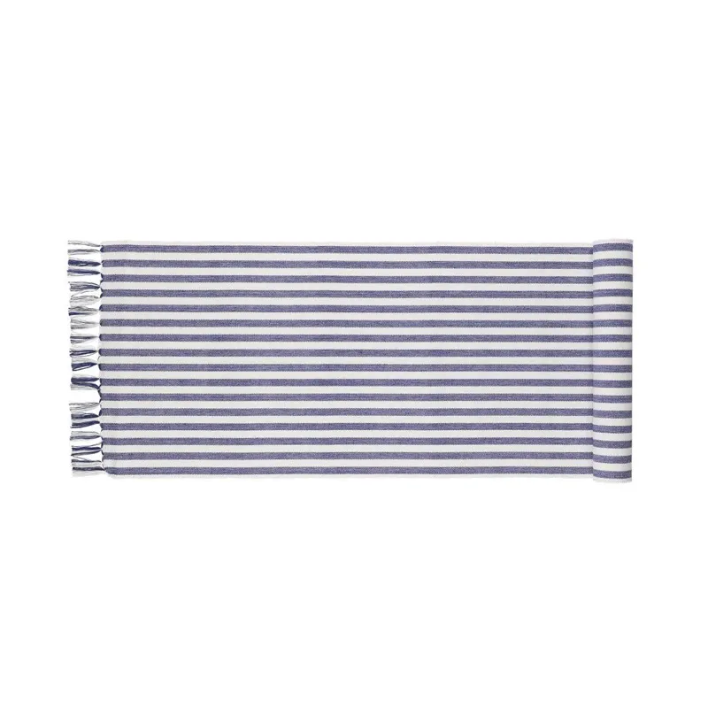 Galda sedziņa zila ar baltu 45x33cm