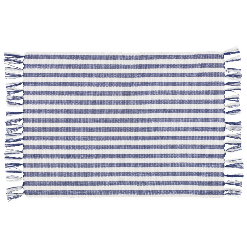 Galda sedziņa zila ar baltu 45x33cm