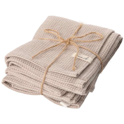 Dvielis virtuves Fanni bambusa 50x70cm 2gb, bēšs