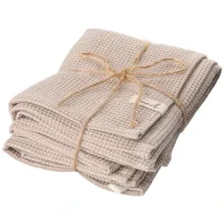 Fanni bambuko virtuvės rankšluostis 50x70cm 2vnt, smėlio spalvos