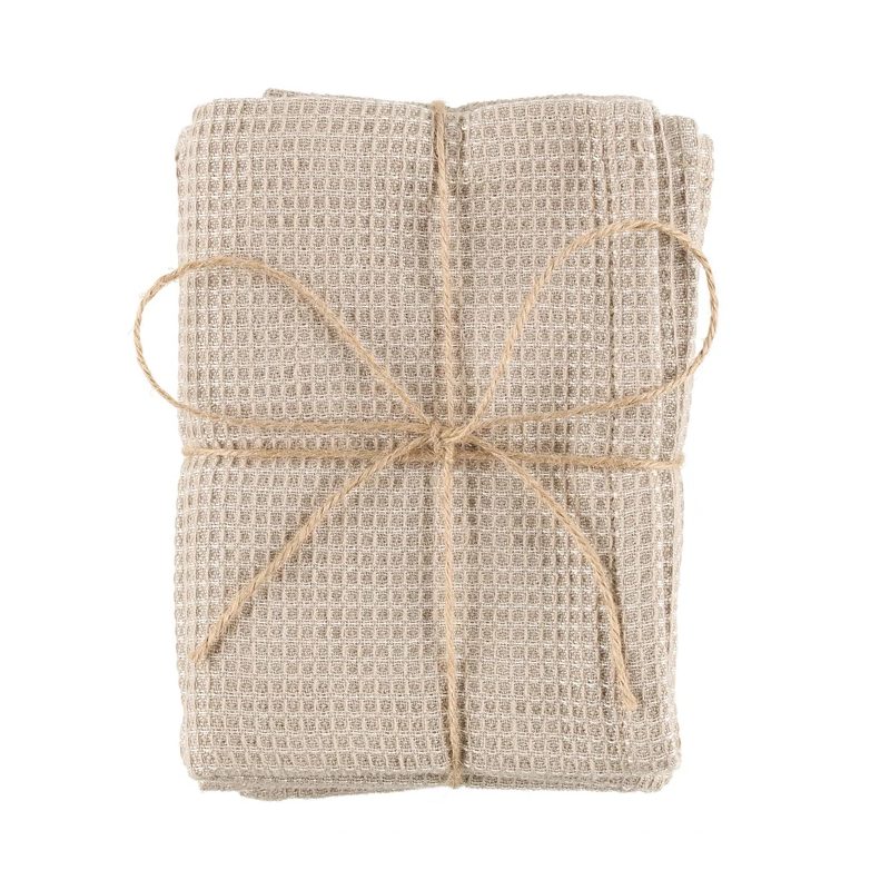 Dvielis virtuves Fanni bambusa 50x70cm 2gb, bēšs