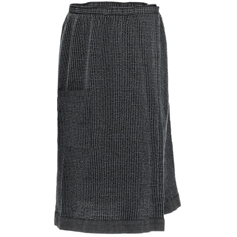 Dvielis pirts 70x145cm kenno melns-pel.