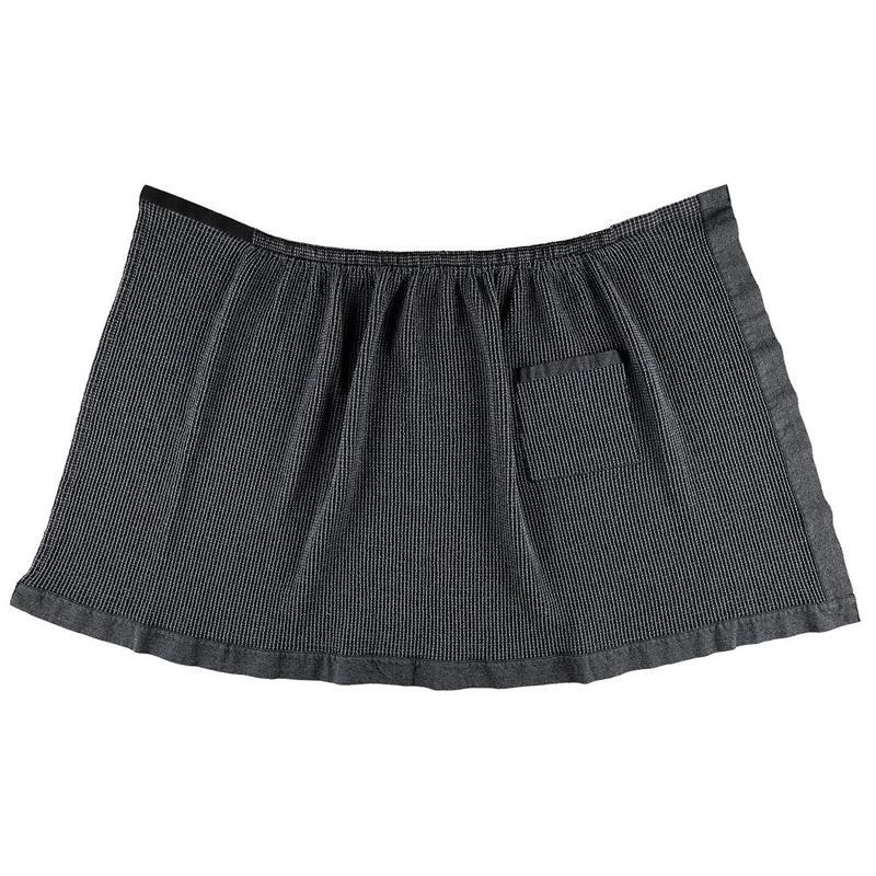 Dvielis pirts 70x145cm kenno melns-pel.