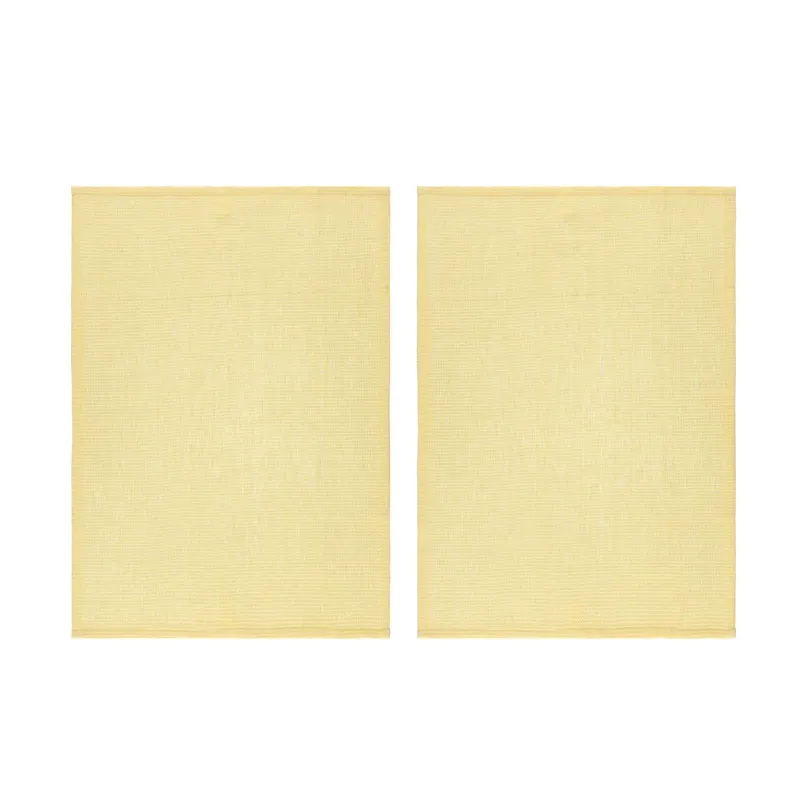 Virtuves dvielis Fanni K Bamboo 615119, dzeltena krās., 70 cm x 50 cm, 2 gab.