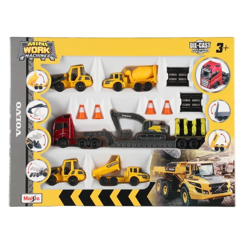 Rotaļlieta Celtniecības transportlīdzeklis Volvo kompl., Maisto