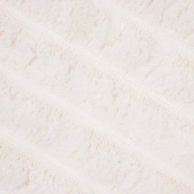 vidaXL Pleds Krēmkrāsa 150 x 130 cm Flīss