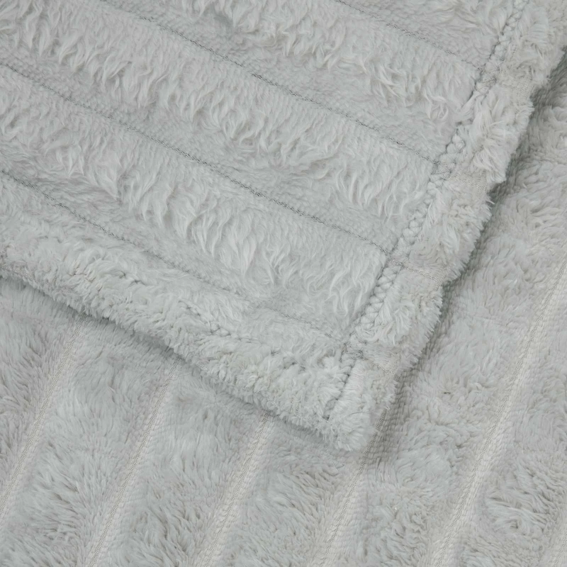 vidaXL Pledu segas 6 pcs Pelēka 200 x 150 cm Flīss