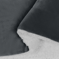 vidaXL Pleds Tumši pelēks 150 x 200 cm Flīss