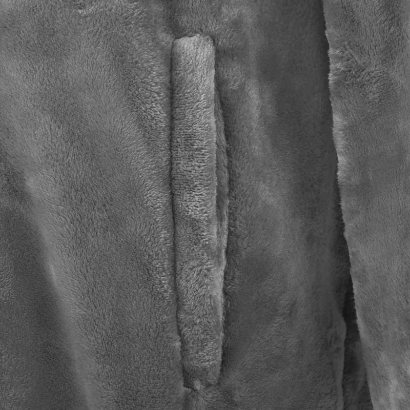 vidaXL Segas džemperis ar kapuci Tumši pelēks l Flanelis