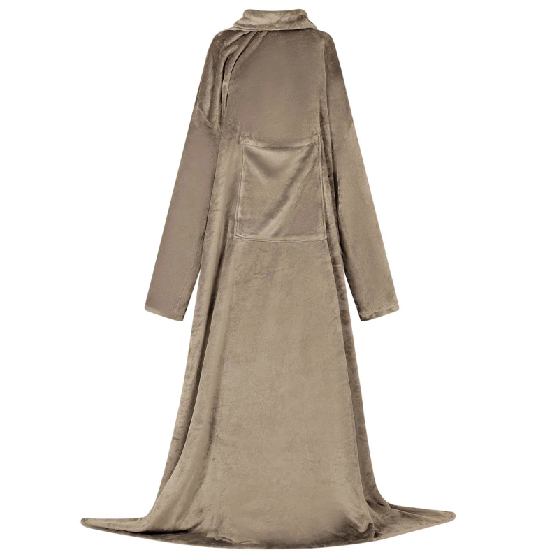 vidaXL Segas džemperis ar kapuci Kamieļu krāsa Flanelis