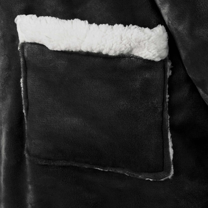 vidaXL Segas džemperis ar kapuci Melna xl Fleeces un flaneļa