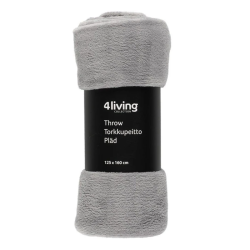 Pleds Gert 125x150cm gaiši pelēks