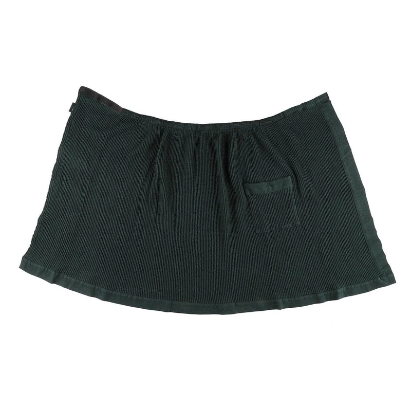 Dvielis pirts 70x145cm kenno mel.-t.zaļš