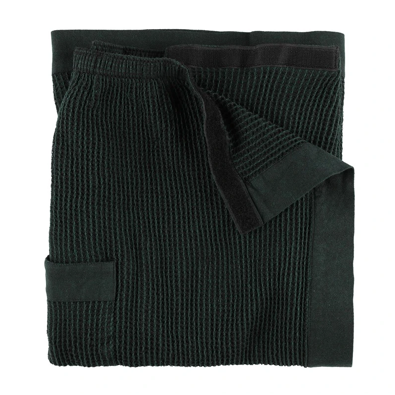 Dvielis pirts 70x145cm kenno mel.-t.zaļš