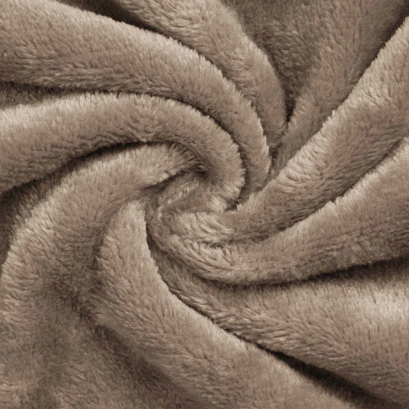 vidaXL Halāts bez kapuces Kamieļu krāsa xxl Flanelis