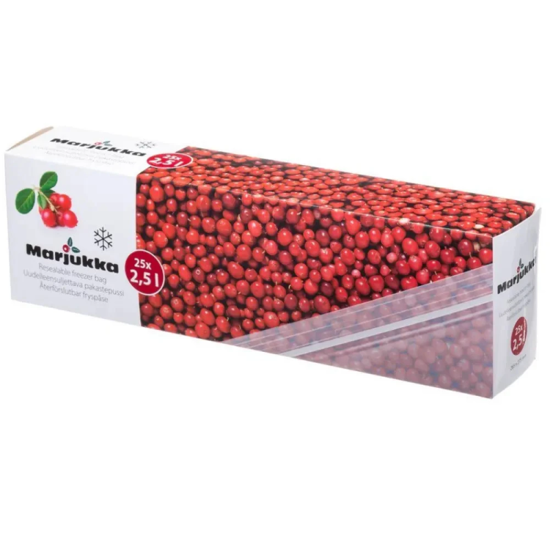 Maisiņi prod.saldēšanai aizverami 2.5L 25gb