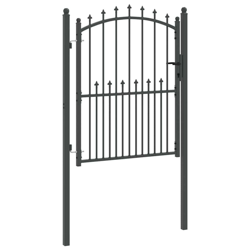 vidaXL Žoga vārti ar naglām Pelēka 150 x 100 cm Pulverkrāsots tērauds