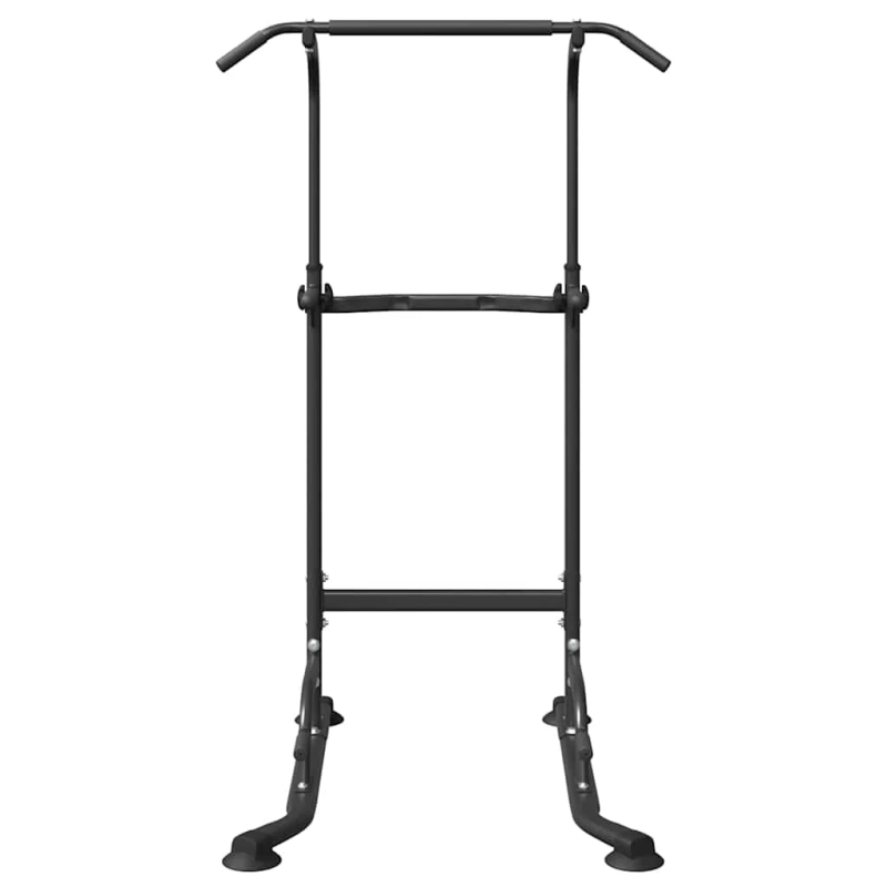 vidaXL Jaudas torņa pievelkšanās stacija Melna 102 x 95 x 210 cm