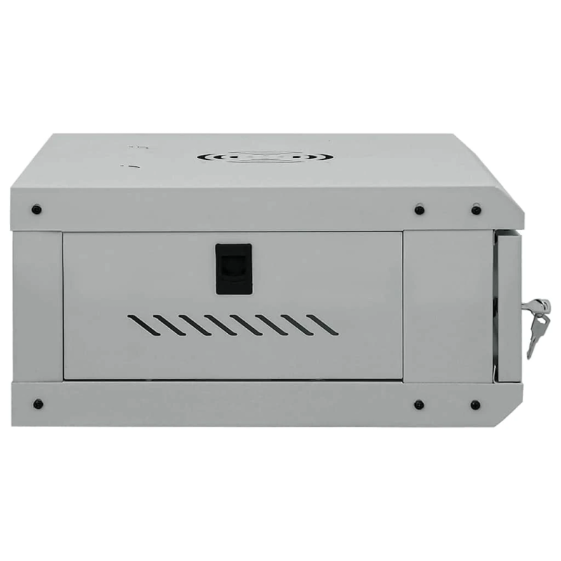 vidaXL Tīkla skapis ar uzglabāšanu Pelēka 53 x 35 x 21 cm Tērauds