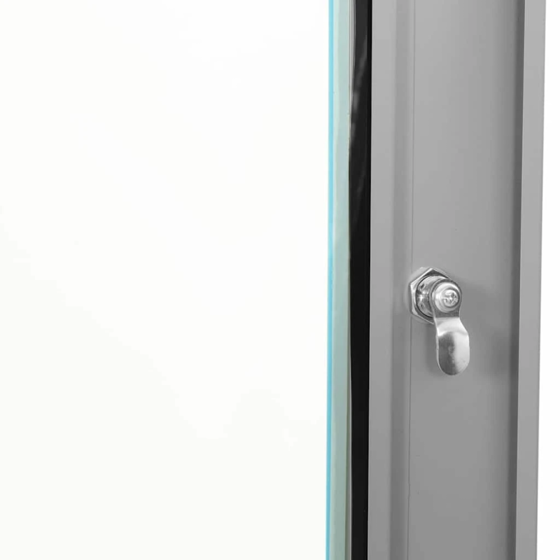 vidaXL Tīkla skapis ar uzglabāšanu Pelēka 53 x 35 x 21 cm Tērauds