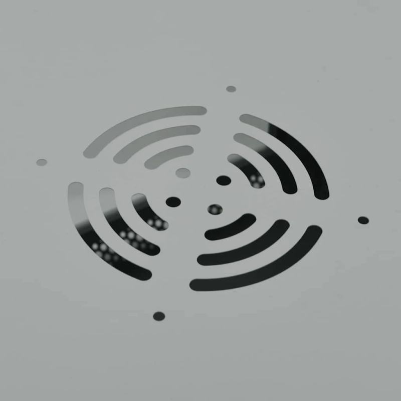 vidaXL Tīkla skapis ar uzglabāšanu Pelēka 53 x 45 x 21 cm Tērauds