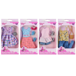 Rotaļlieta Lelles Fashion apģērbs ar aksesuāriem