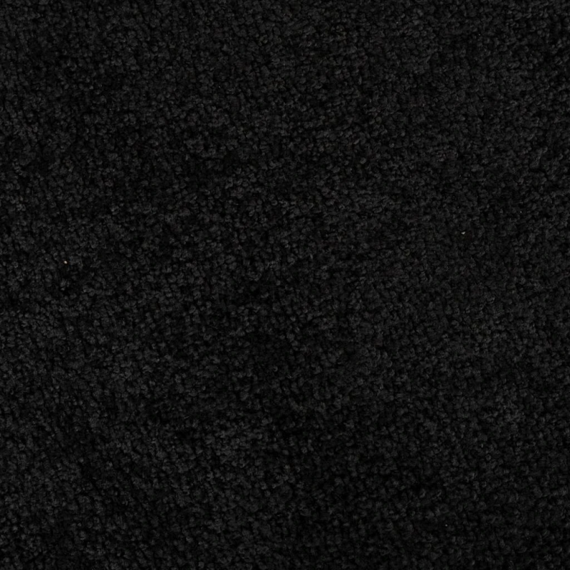 vidaXL Durvju paklājs Melna 60 x 40 x 1.2 cm Teddy audums