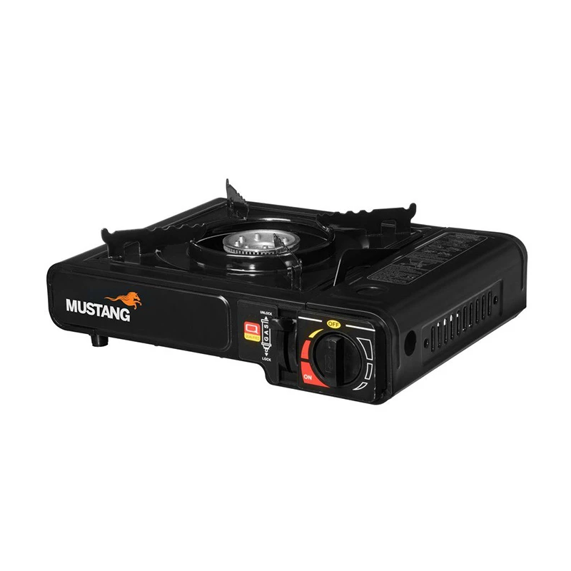 Gāzes plīts melna mustang