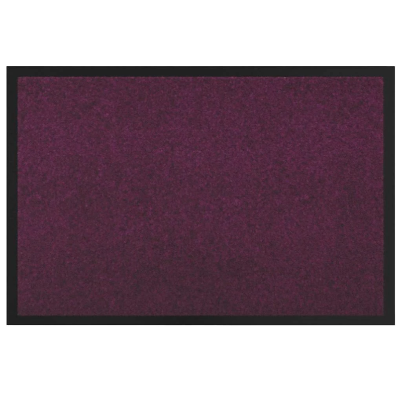 vidaXL Durvju paklājs Bordo 60 x 40 x 1.2 cm Teddy audums