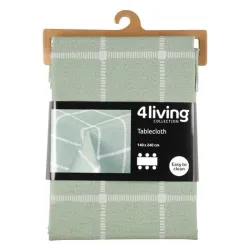 4Living staltiesė Check 140×240 cm, žalia