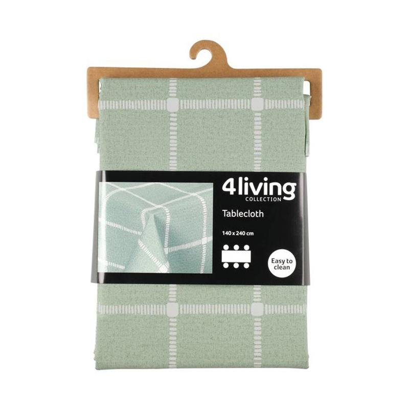 4Living galdauts Check 140×240 cm, zaļš