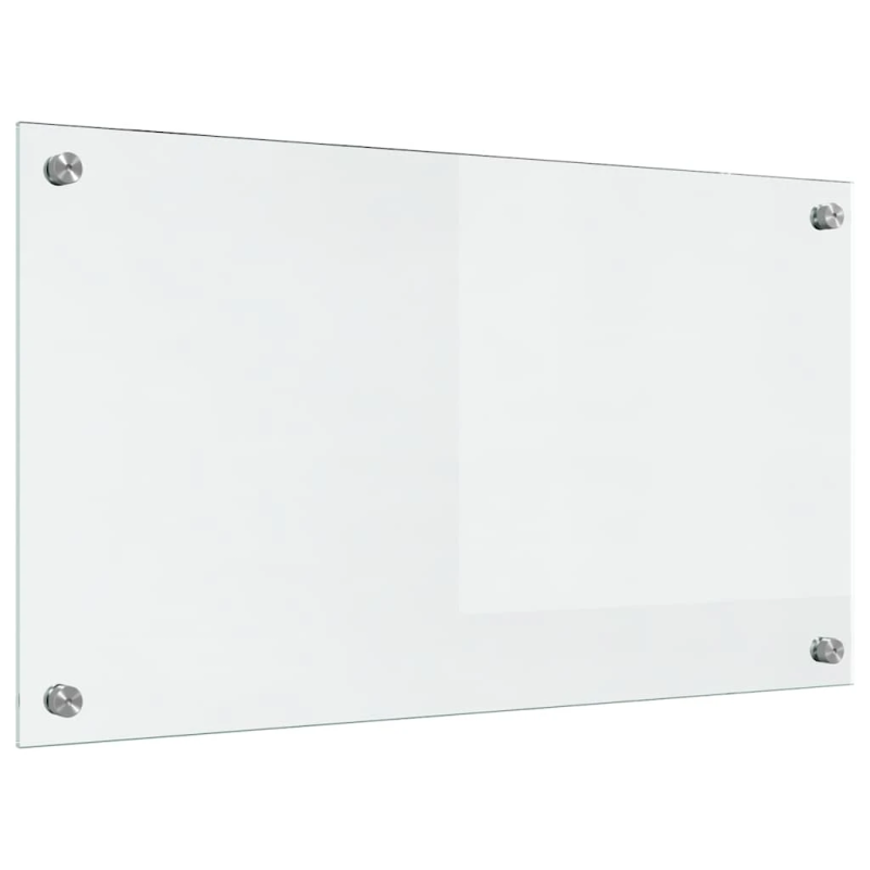 vidaXL Virtuves aizsargpanelis Caurspīdīgs 70 x 40 cm rūdīts stikls