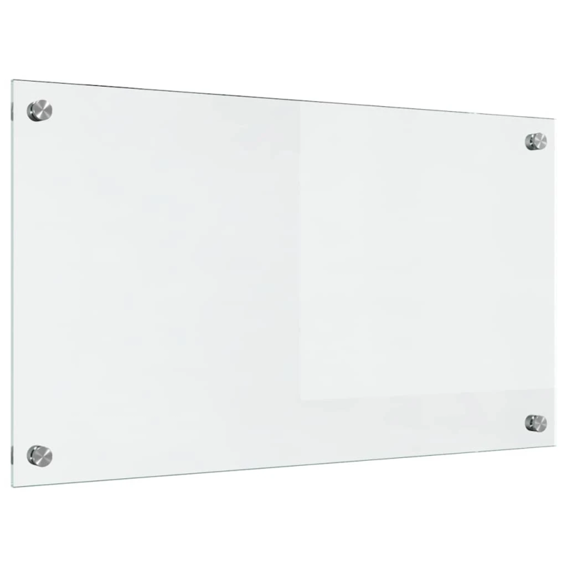 vidaXL Virtuves aizsargpanelis Caurspīdīgs 70 x 40 cm rūdīts stikls