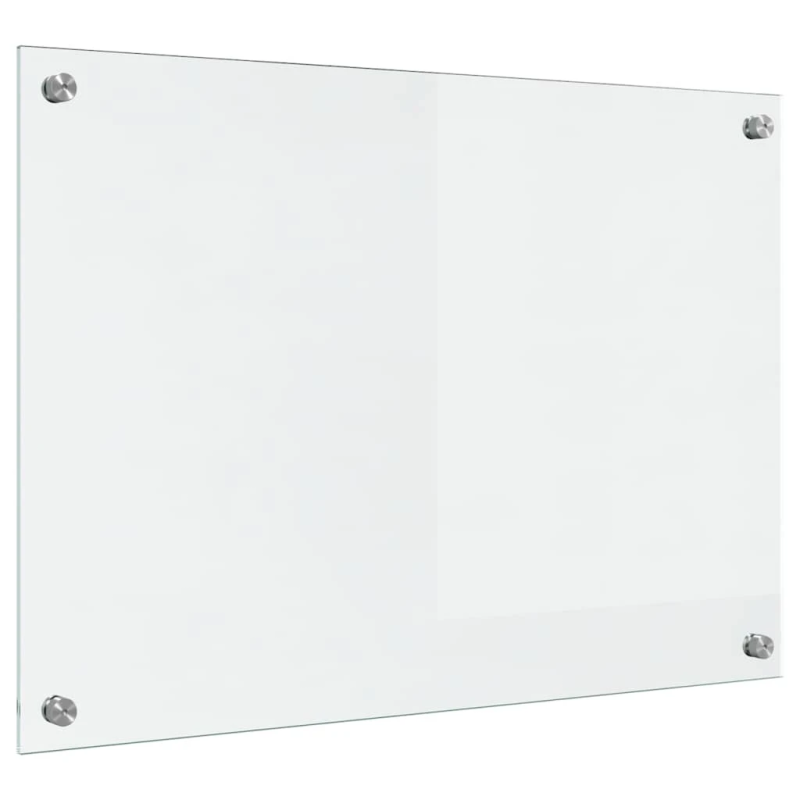 vidaXL Virtuves aizsargpanelis Caurspīdīgs 70 x 50 cm rūdīts stikls