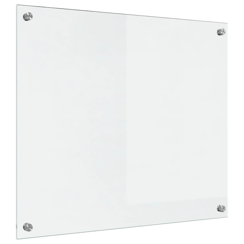 vidaXL Virtuves aizsargpanelis Caurspīdīgs 70 x 60 cm rūdīts stikls