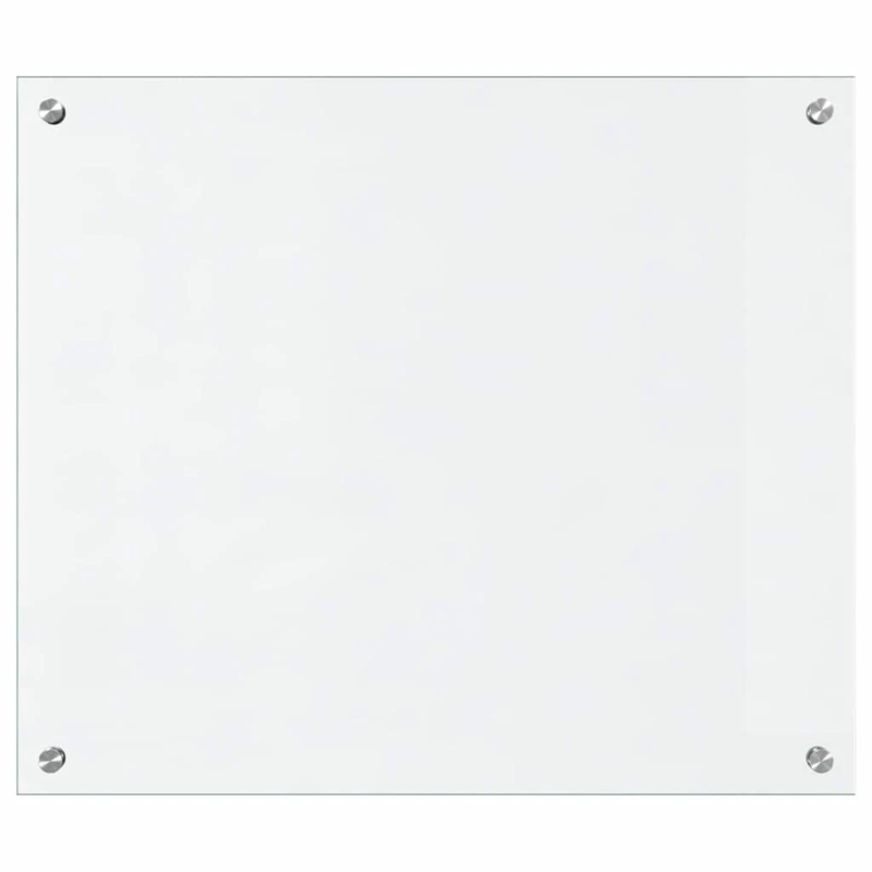 vidaXL Virtuves aizsargpanelis Caurspīdīgs 70 x 60 cm rūdīts stikls