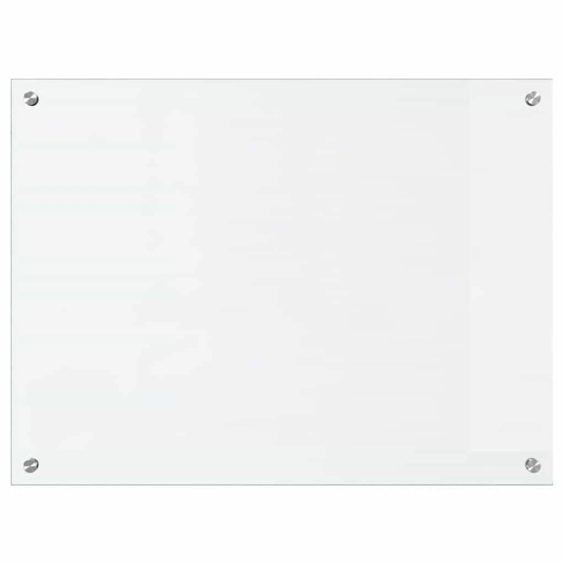 vidaXL Virtuves aizsargpanelis Caurspīdīgs 80 x 60 cm rūdīts stikls