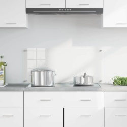 vidaXL Virtuves aizsargpanelis Caurspīdīgs 90 x 40 cm rūdīts stikls