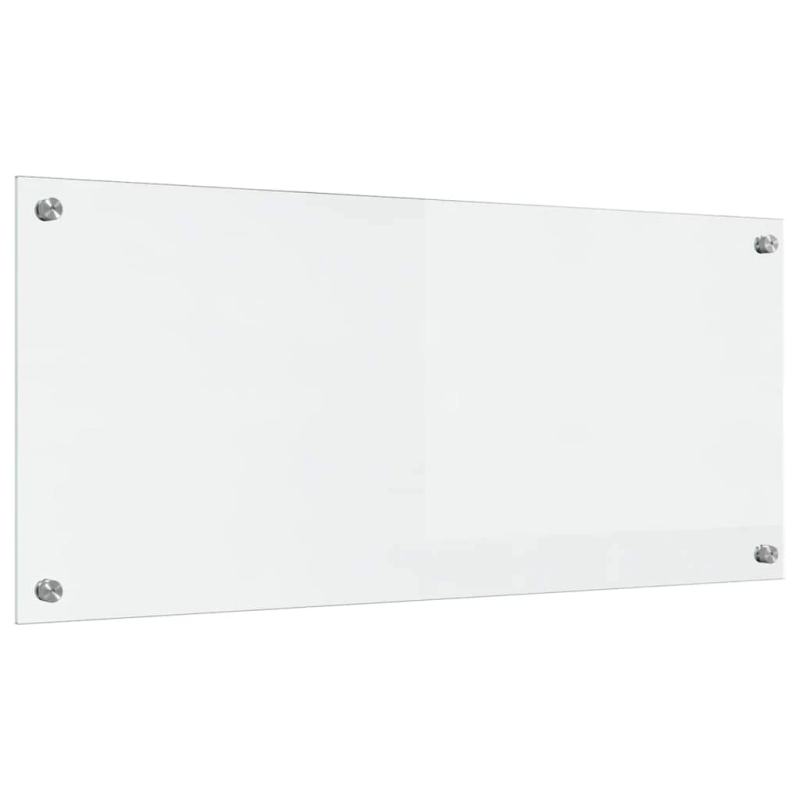 vidaXL Virtuves aizsargpanelis Caurspīdīgs 90 x 40 cm rūdīts stikls