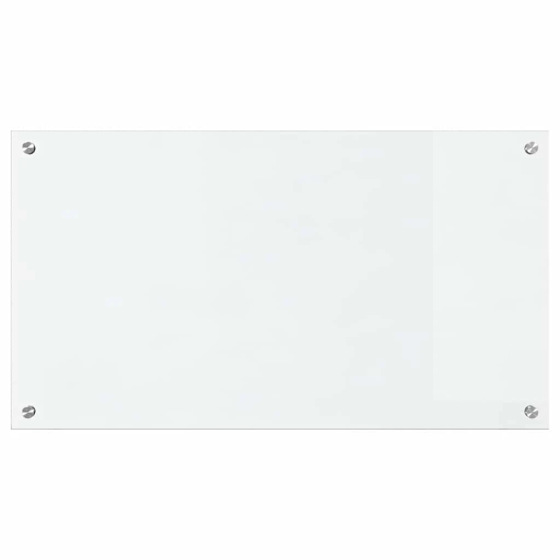 vidaXL Virtuves aizsargpanelis Caurspīdīgs 90 x 50 cm rūdīts stikls