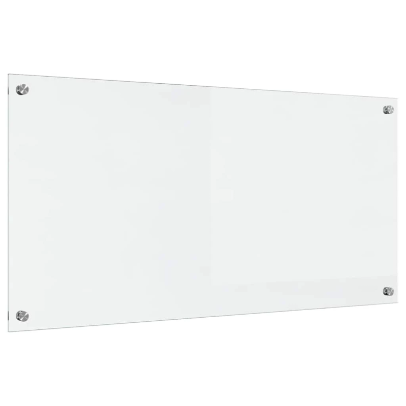 vidaXL Virtuves aizsargpanelis Caurspīdīgs 100 x 50 cm rūdīts stikls