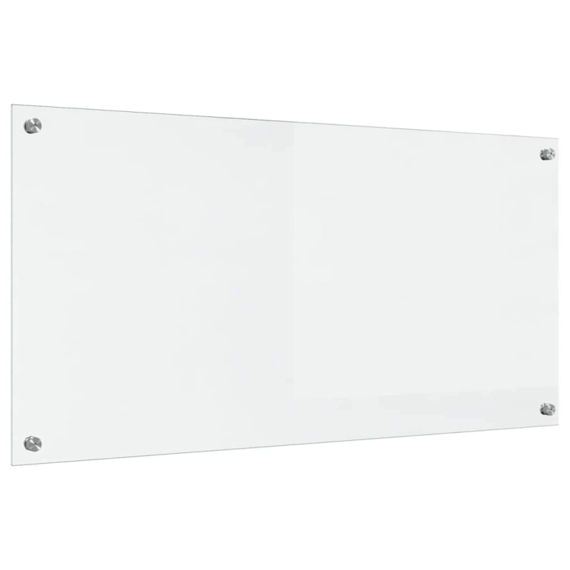 vidaXL Virtuves aizsargpanelis Caurspīdīgs 100 x 50 cm rūdīts stikls