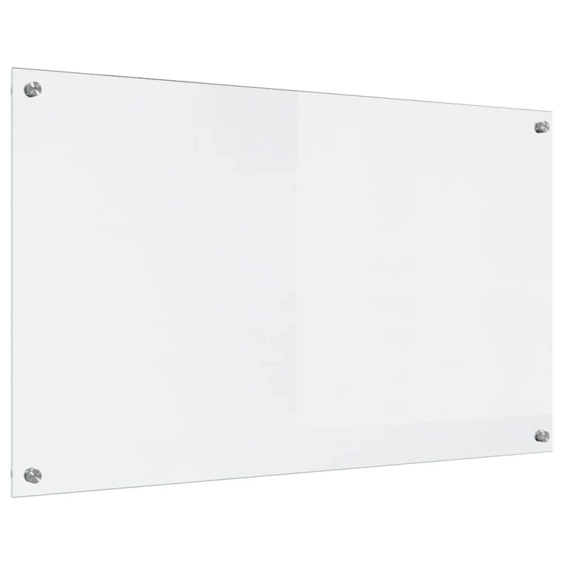 vidaXL Virtuves aizsargpanelis Caurspīdīgs 100 x 60 cm rūdīts stikls