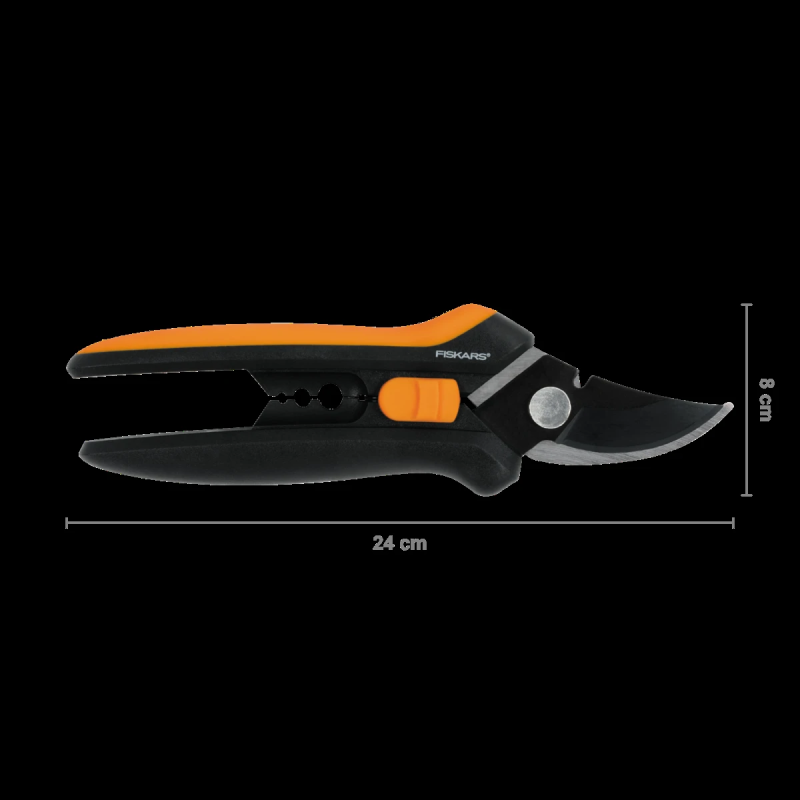 Fiskars ziedu šķēres 185 mm ,SoftGrip,