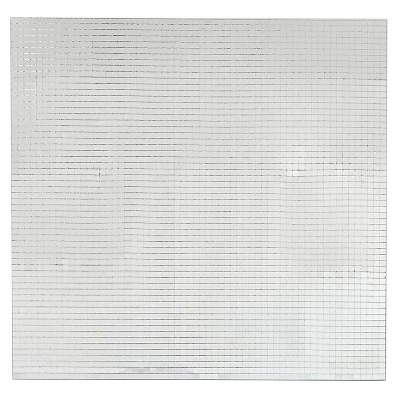 vidaXL Spoguļu mozaīkas flīze 3 pcs Sudraba 30 x 30 cm Stikls