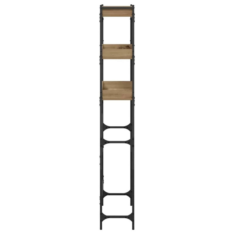 vidaXL Veļas mašīnas plaukts Artisānā ozols 67 x 25 x 163 cm