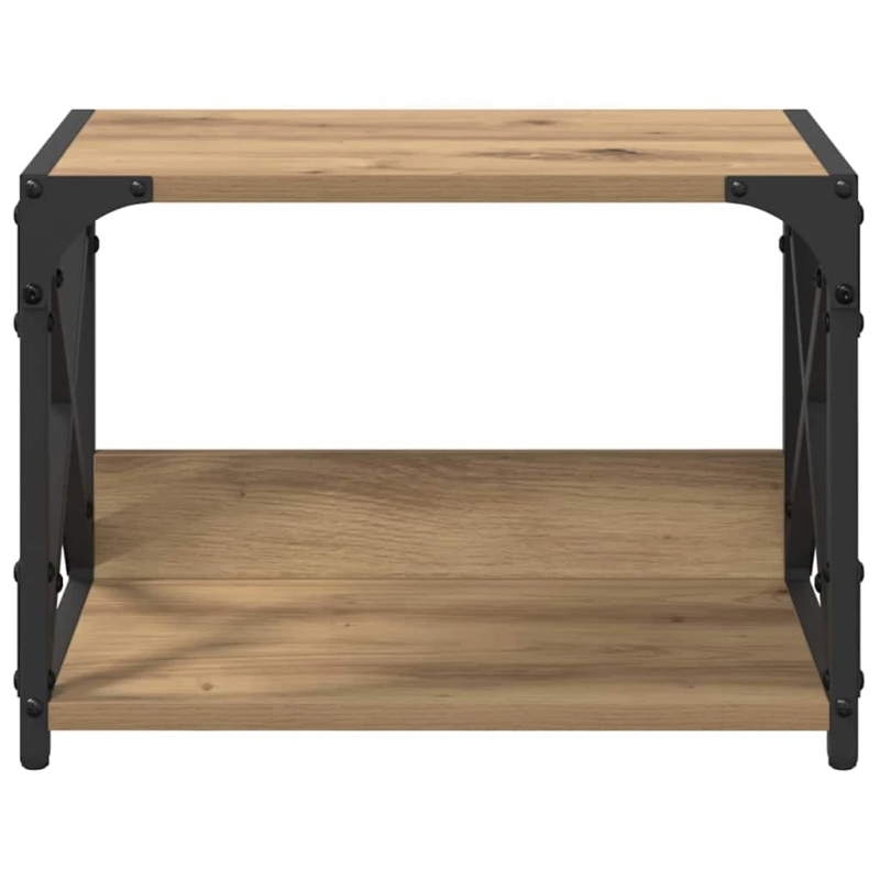 vidaXL Printera statīvs Artisānā ozols 44 x 26 x 31.5 cm