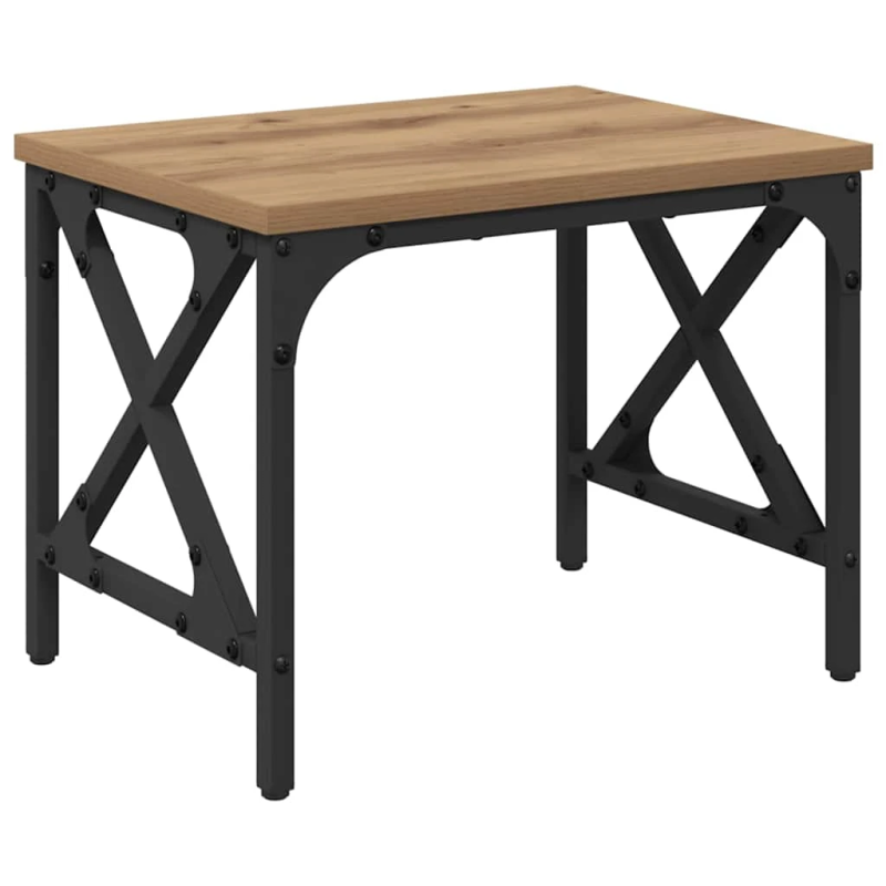 vidaXL Printera statīvs Regulējams Artisānā ozols 40 x 30 x 31 cm