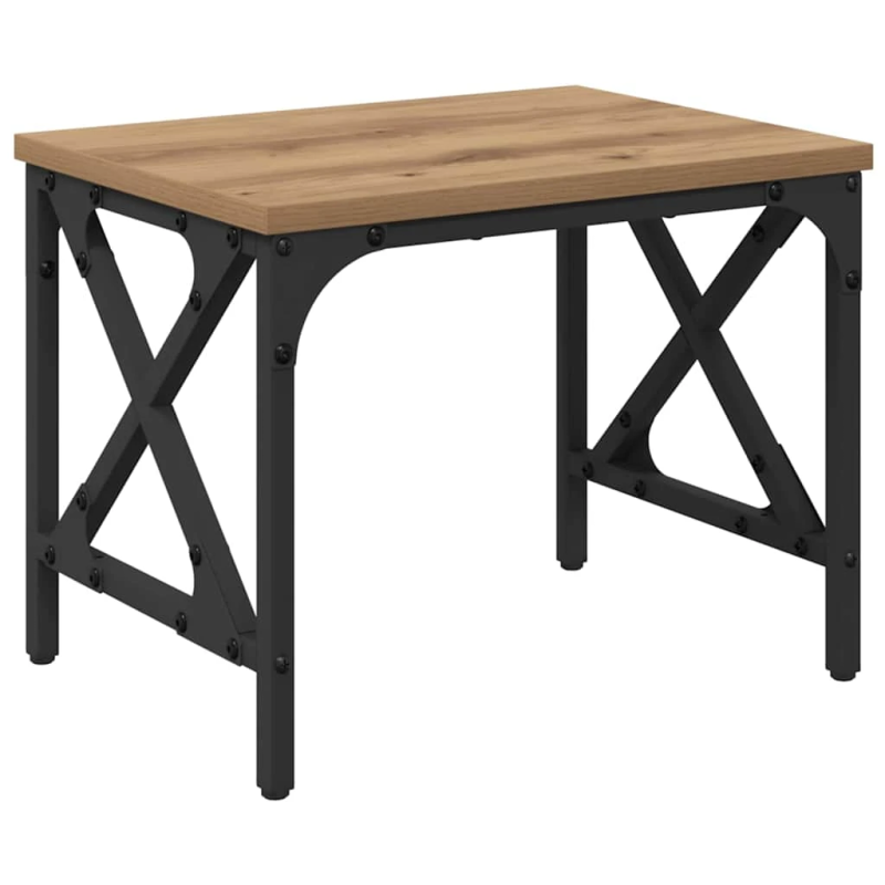 vidaXL Printera statīvs Regulējams Artisānā ozols 40 x 30 x 31 cm