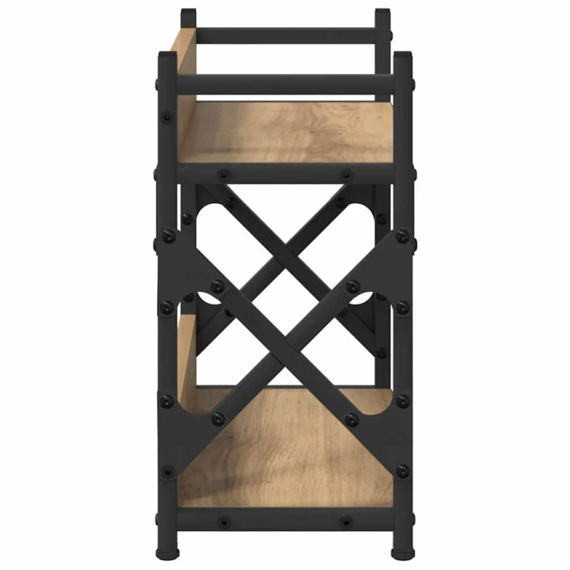 vidaXL Printera statīvs Artisānā ozols 40 x 20 x 40 cm